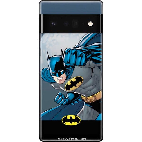 DC Comics Batman Action Pose 90's art Google Pixel 6 Pro Skin